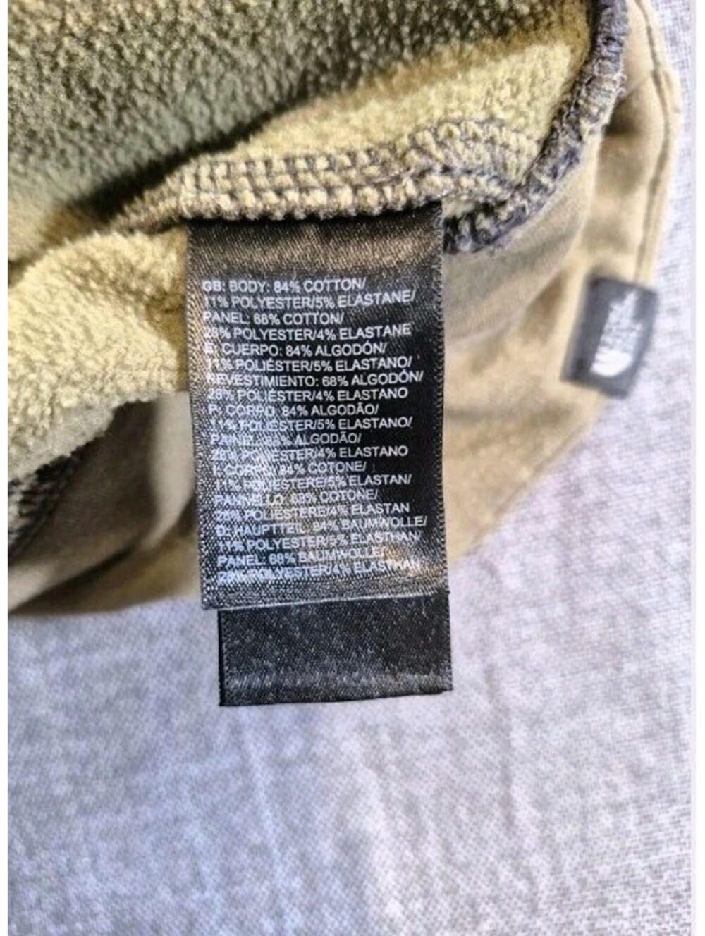 The North Face EZ Colorblock Pullover Sweatshirt Women's Large Gray Taupe - Picture 7 of 8